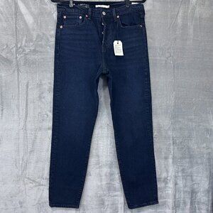 Levi's Wedgie High Rise Tapered Leg Button-Fly Jeans Sz 30
